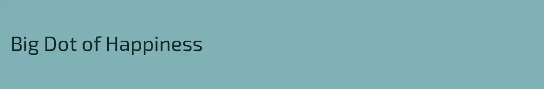 Big Dot of Happiness